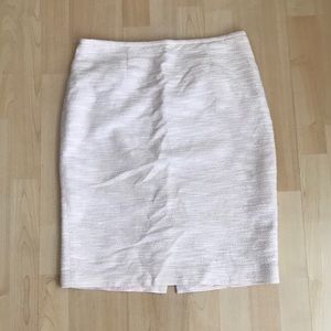 Calvin Klein Pink Tweed Pencil Skirt